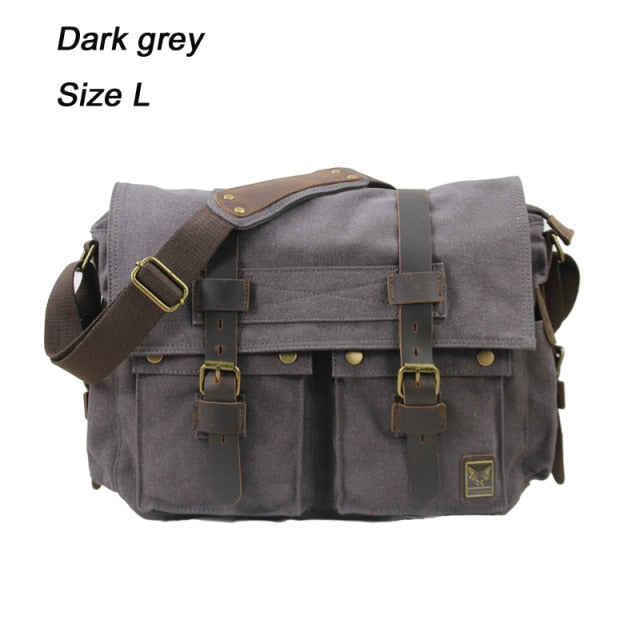 I AM LEGEND Military Canvas Crossbody Bag