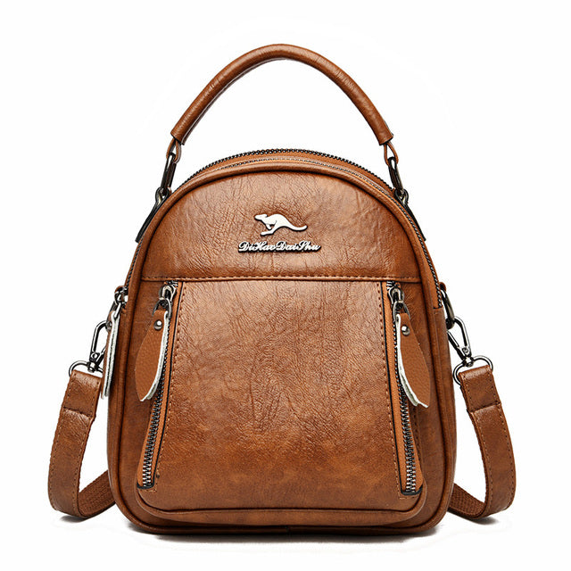 Mini Leather Backpack For Women