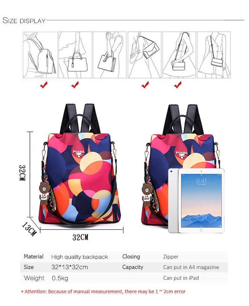 Fashion Backpack Shoulder Bag For Women