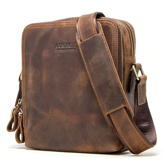 Genuine Leather Vintage Crossbody Bag